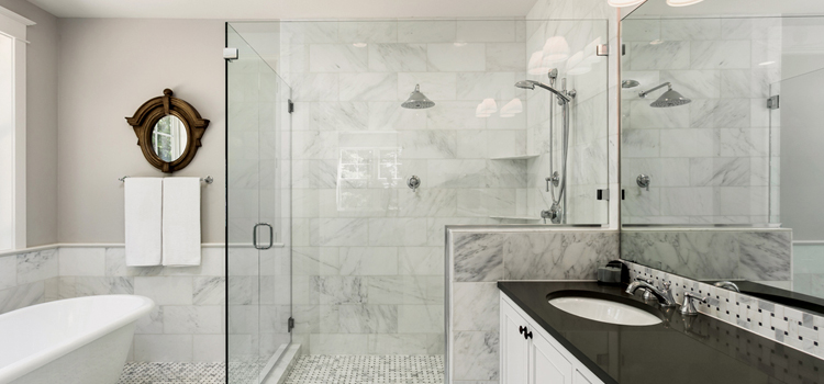 bathroom shower door installation in Cotati